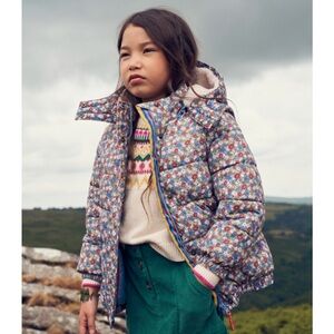 Boden floral 2 in 1 padded jacket with Hood